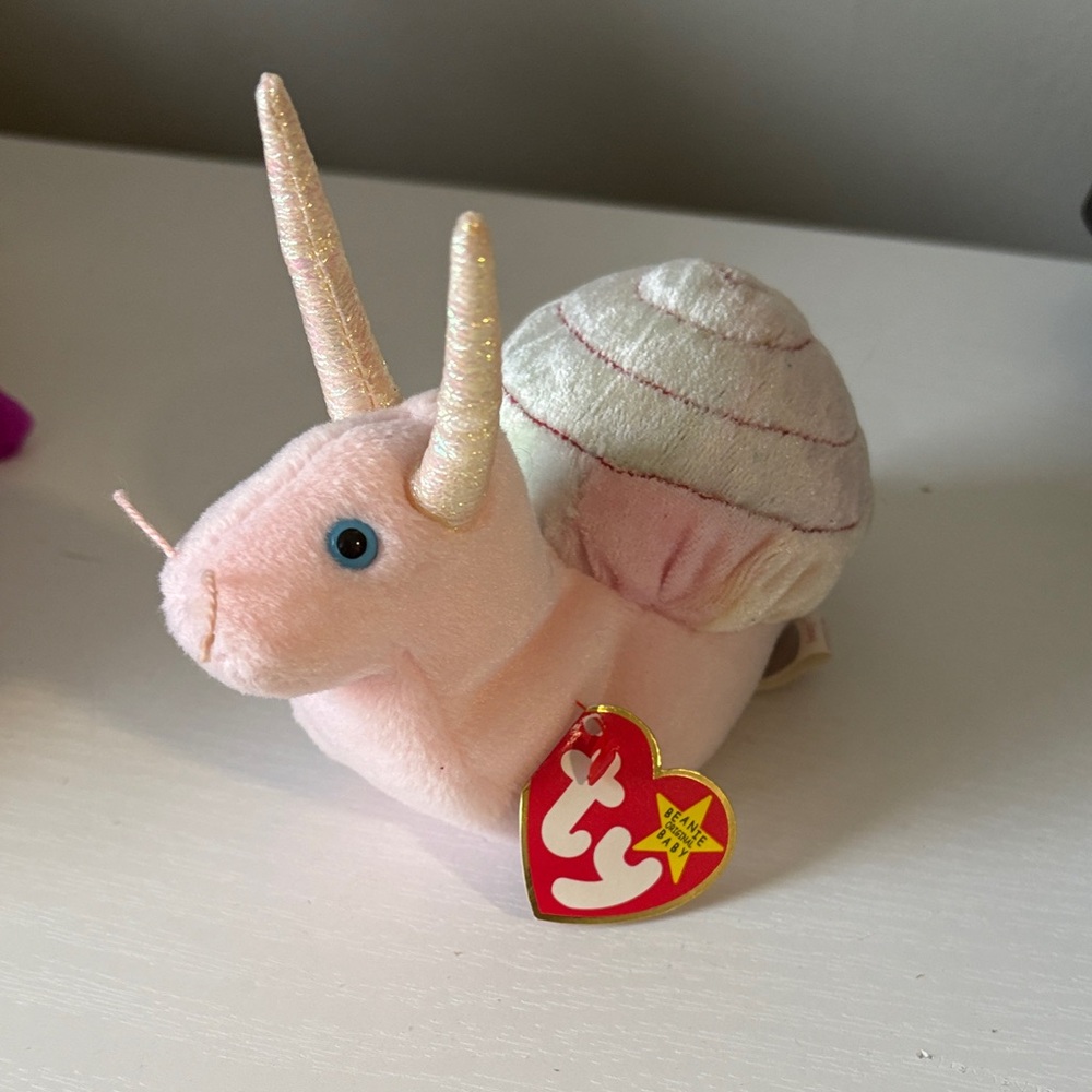 Ty Beanie Baby - 1999 Swirly the snail